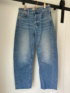 Madewell The Darted Barrel Leg Jeans